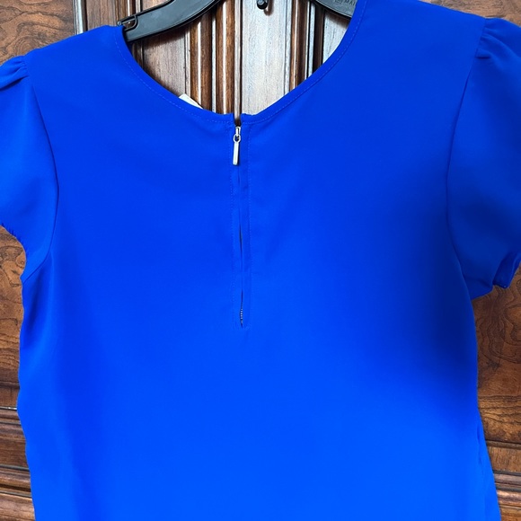 Flowy blue blouse - Picture 2 of 2